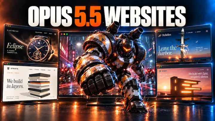 Claude Opus 5.5 vs Fable 5.1: 3D Websites from One Prompt (High vs Max Effort)