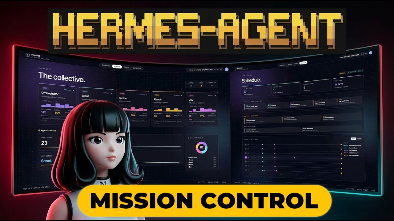 How to Build a PREMIUM Hermes Agent Mission Control Dashboard