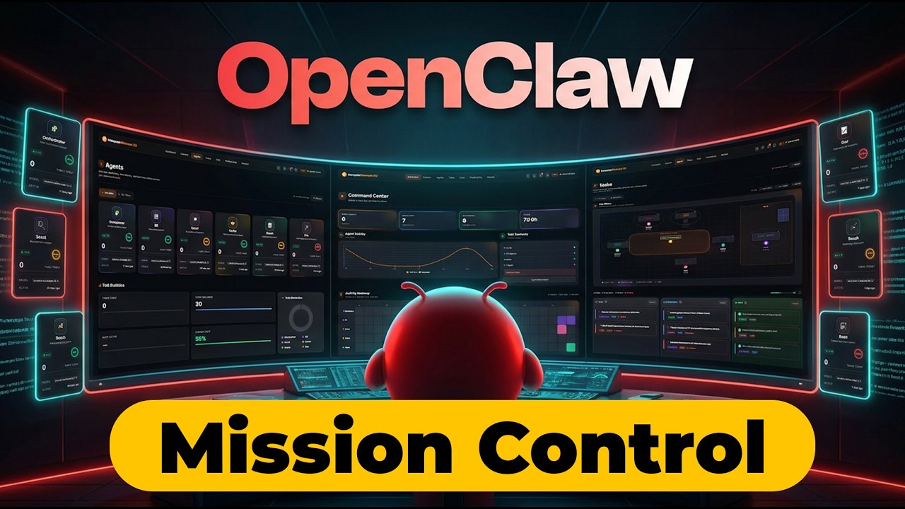 How to Build an ADVANCED OpenClaw Mission Control Dashboard with 6 AI Agents (Step-by-Step Guide)