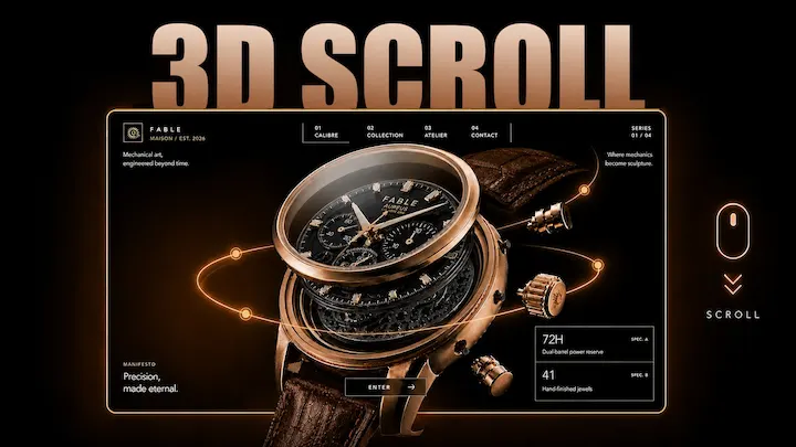 Build a Scroll Animation Website with AI